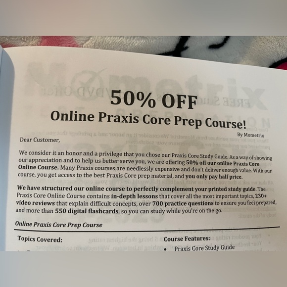 Praxis Core Study Guide 24-25|Reading 5714, Writing 5723, and Math 5733 - Picture 3 of 8